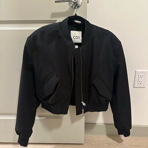 COS cropped bomber jacket size s